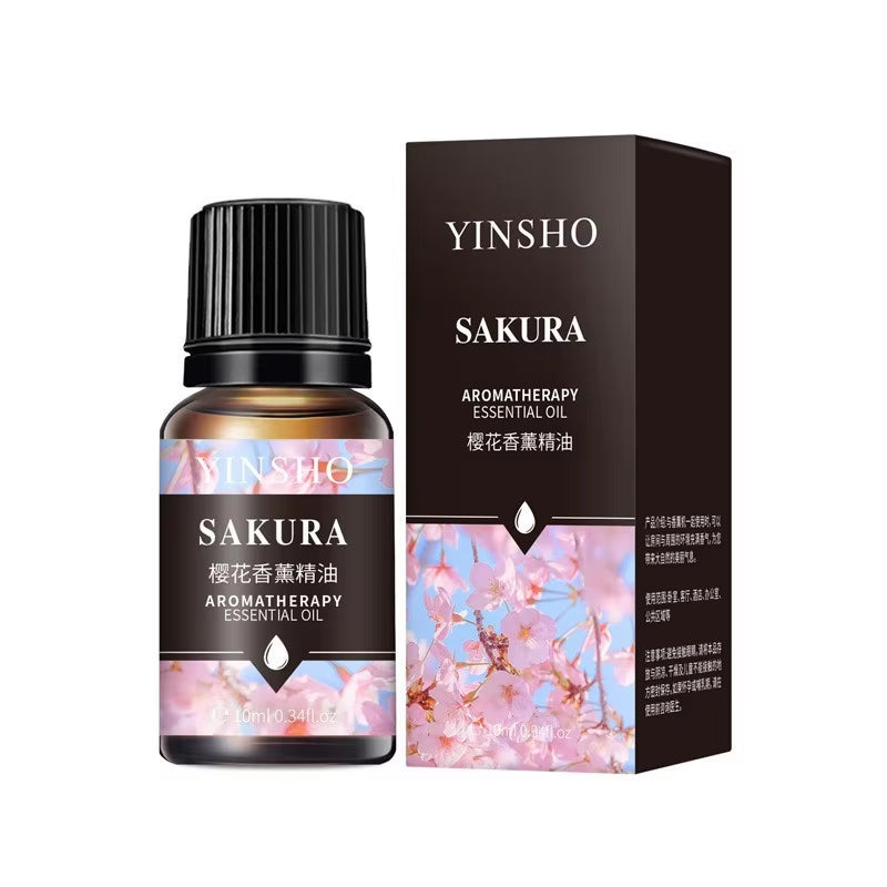 17 Flavors 10Ml Essential Oils for Aroma Diffuser Airhumidifier Home Water-Soluble Lavender Rose Eucalyptus White Peach Oolong