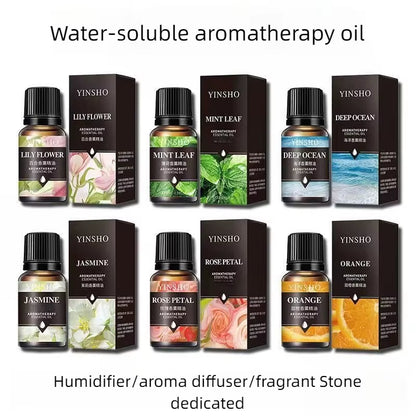 17 Flavors 10Ml Essential Oils for Aroma Diffuser Airhumidifier Home Water-Soluble Lavender Rose Eucalyptus White Peach Oolong