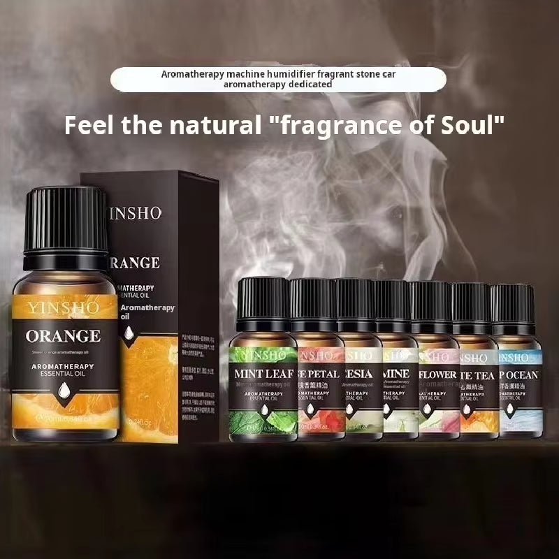 17 Flavors 10Ml Essential Oils for Aroma Diffuser Airhumidifier Home Water-Soluble Lavender Rose Eucalyptus White Peach Oolong