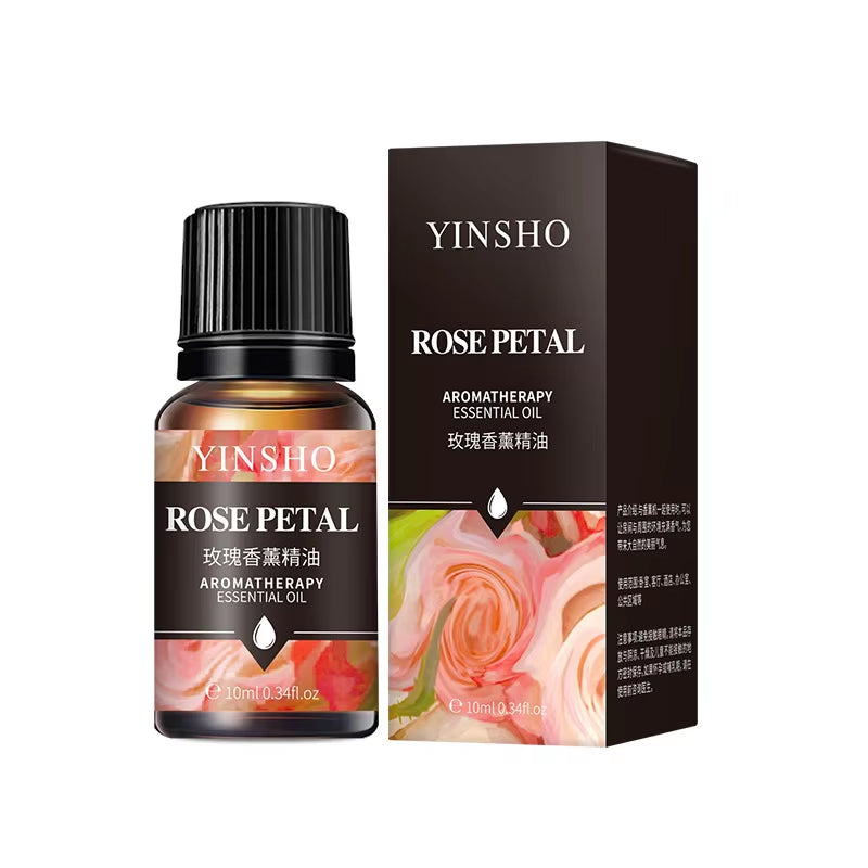 17 Flavors 10Ml Essential Oils for Aroma Diffuser Airhumidifier Home Water-Soluble Lavender Rose Eucalyptus White Peach Oolong