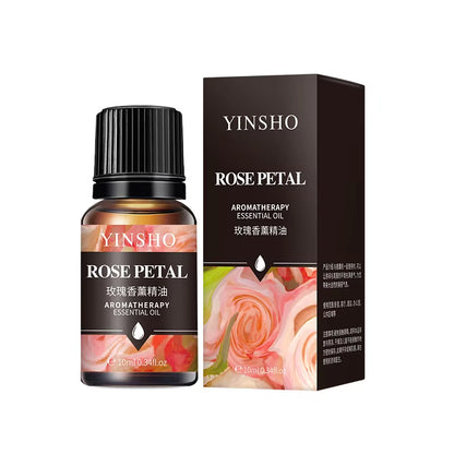 17 Flavors 10Ml Essential Oils for Aroma Diffuser Airhumidifier Home Water-Soluble Lavender Rose Eucalyptus White Peach Oolong